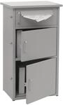 Paketkasten MCW-O51, Paketbox Paketfach Paketstation Briefkasten 3 F&auml;cher,...