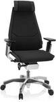 hjh OFFICE High End B&uuml;rostuhl GENIDIA PRO Stoff mit Armlehnen