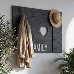 Wandgarderobe MCW-C89 Family, Garderobenpaneel Garderobe, Shabby-Look Vintage, 8