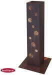 Bellissa Bellissa&reg; Corten Feuers&auml;ule 70cm Lichts&auml;ule Windlicht S&auml;ule Garten