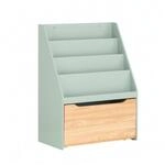 SoBuy Kinderregal mit 4 Ablagef&auml;chern Gr&uuml;n 30x62x80,01cm Funktional