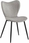 CLP Esszimmerstuhl Maika, ergonomischer Polsterstuhl mit Samt- oder Stoffbezug,