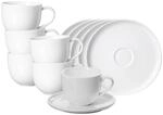 Ritzenhoff & Breker Espressotassen mit Untertassen Skagen 90 ml 6er Set