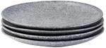 Gipfelst&uuml;ck Dessertteller-Set, Steinzeug Moos'N'Stein