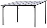 HOME DELUXE Terrassen&uuml;berdachung ECO Anthrazit - 300 x 420 cm