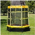 Chipolino Kindertrampolin Funny 140 cm Gummib&auml;nder Federabdeckung Rei&szlig;verschluss