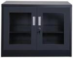 Aktenschrank Ufa dunkelgrau Metallschrank