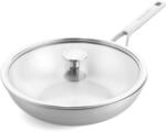 KitchenAid CC003254-001 Wok mit Glasdeckel 28cm Edelstahl