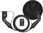 Deltaco EV-Ladekabel + Tasche, Typ2 auf Typ2, 16 A, 11 kW, 3-phasig 3m
