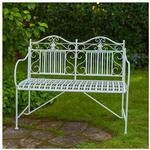HTI-Living Gartenbank Creme Metallbank Celia
