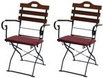 2er-Set Biergartenstuhl MCW-J40, Klappstuhl Gartenstuhl, Gastronomie-Qualit&auml;t...