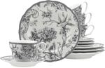 CreaTable - 24766 Adelaide Grau, Kaffeeservice 12-tlg
