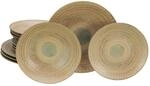 CreaTable - 24860 Neapel Sand, Tellerset 12-tlg