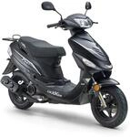 LuXXon Motorroller Prime 2, 50 ccm, 45 km/h, Euro 5, 10 Zoll, Automatik,