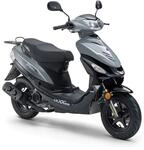 LuXXon Motorroller Prime 2, 50 ccm, 45 km/h, Euro 5, 10 Zoll, Automatik,