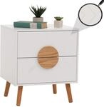 Nachttisch MCW-N89, Kommode Beistelltisch Nachtschrank, Schublade...
