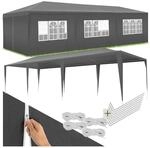 tectake&reg; Pavillon, 9 x 3 m, im Stecksystem, mit UV-Schutz, wasserdicht