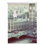 Lichtblick Rollo Klemmfix, ohne Bohren, blickdicht, London Westminster - Grau