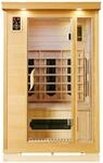 Dewello&reg; Infrarotkabine Infrarotsauna WINDSOR 120cm x 100cm inkl. 5 Keramikstrahler,