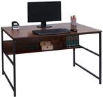 Schreibtisch MCW-K80, B&uuml;rotisch Computertisch Arbeitstisch Ablage, Metall MDF