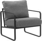 CLP Lounger Manea I Relaxsessel Kunstleder Oder Stoff Bezug I Mit Stabilem