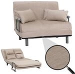 Schlafsessel MCW-K29, Klappsessel Schlafsofa G&auml;stebett, Liegefl&auml;che 190x100cm,