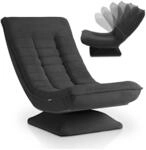 Juskys Relaxsessel Korsika - ergonomisch, 360&deg; drehbar, 5-lagige Polsterung,