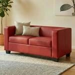 2er Sofa Lille ~ Leder, rot