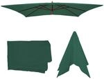 Ersatz-Bezug f&uuml;r Sonnenschirm Lissabon 3x4m, Sonnenschirmbezug Ersatzbezug,