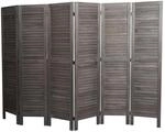 Paravent MCW-G30, Trennwand Sichtschutz Raumteiler, Shabby-Look 170x240cm ~