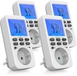 BEARWARE Zeitschaltuhr programmierbar mit LCD Display Steckdosen Timer / max...