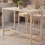 Stehtisch MCW-P91, Gartentisch Bartisch Tisch, Outdoor Metall 105x130x65cm ~...