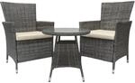 CLP Gartenm&ouml;bel-Set Fireda, 3-teilige Sitzgarnitur, aus PE-Rattan, mit...