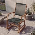 Schaukelstuhl MCW-P73, Garten Outdoor Wippstuhl Relaxstuhl Schaukelliege,...
