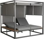 Aluminium Lounge-Gartenliege MCW-M63, Sonnenliege Bali-Liege Outdoor-Bett Daybed,