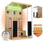 Infrarotkabine / W&auml;rmekabine G&ouml;teborg 120 x 105 x 190 f&uuml;r 2 Person mit