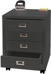Rollcontainer MCW-L49, Schubladenschrank Stahlschrank Aktenschrank, Metall...