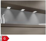 LED Unterbauleuchte, silber-grau, neutralweiss, mit Sensor, 4er SET