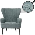 Lounge-Sessel MCW-K37, Cocktail-/Ohrensessel Polsterstuhl Retro Vintage Stoff