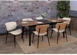 6er-Set Esszimmerstuhl MCW-O45, Stuhl, Bugholz Kunstleder 280g/m&sup2; &Ouml;ko-Tex MVG ~