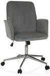 hjh OFFICE Home Office B&uuml;rostuhl SOLAO CORD Stoff mit Armlehnen