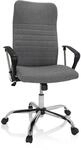 hjh OFFICE Home Office B&uuml;rostuhl ARTON 40 Stoff mit Armlehnen