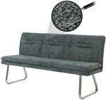 Sitzbank MCW-H70, Esszimmerbank Bank Polsterbank, Lehne Stoff/Textil Chenille
