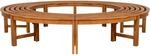 CLP Baumbank Nila ohne R&uuml;ckenlehne I Rundbank Durchmesser 250cm I Gartenbank...