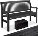 KESSER&reg; Gartenbank Holz Holzbank wetterfest F&uuml;r 3 bis 4 Personen Parkbank...