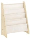 SoBuy Kinderregal mit 4 F&auml;chern Holzfarbe 63x28x76cm Funktional