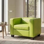 Sessel Loungesessel Lille ~ Kunstleder, hellgr&uuml;n
