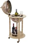 Globusbar MCW-D83, Minibar Hausbar Weinregal, Weltkugel &Oslash; 33cm rollbar