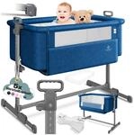 KESSER&reg; Zustellbett Hubi 3in1 Baby Beistellbett Reisebett Babybett mit weich