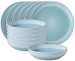 like. by Villeroy & Boch Tafelservice Perlemor Aqua 12er Set